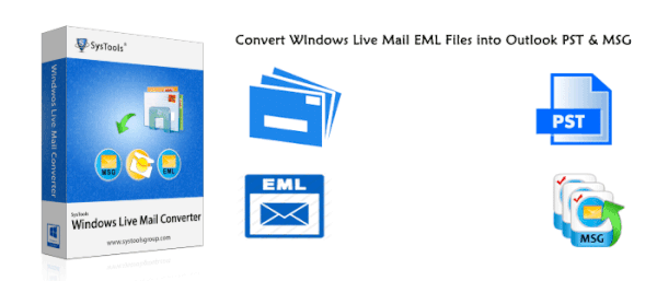 Convert Windows Live Mail EML Files into MS Outlook PST and MSG